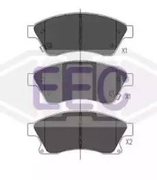 Комплект тормозных колодок, дисковый тормоз EEC купить