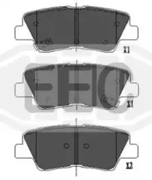 Комплект тормозных колодок, дисковый тормоз EEC купить
