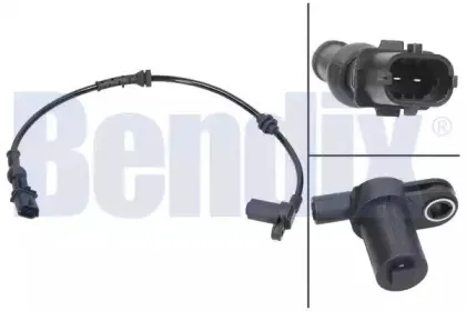 Датчик, частота вращения колеса BENDIX купить