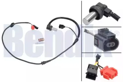 Датчик, частота вращения колеса BENDIX купить