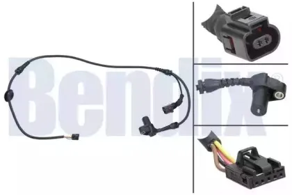 Датчик, частота вращения колеса BENDIX купить