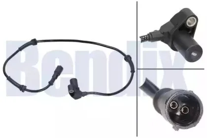 Датчик, частота вращения колеса BENDIX купить