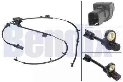 Датчик, частота вращения колеса BENDIX купить