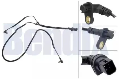 Датчик, частота вращения колеса BENDIX купить