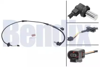 Датчик, частота вращения колеса BENDIX купить