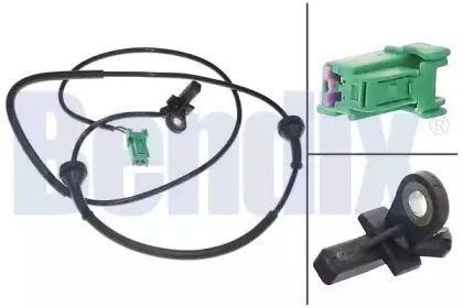 Датчик, частота вращения колеса BENDIX купить