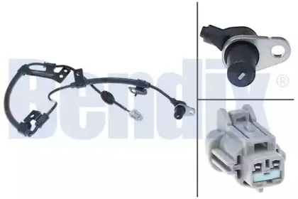 Датчик, частота вращения колеса BENDIX купить