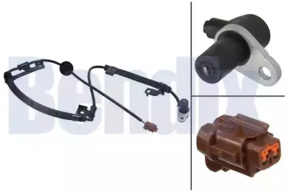 Датчик, частота вращения колеса BENDIX купить