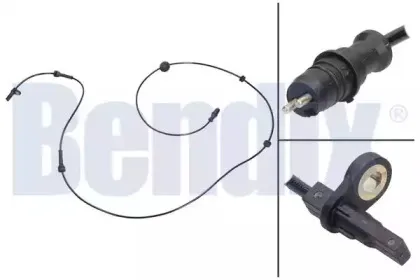 Датчик, частота вращения колеса BENDIX купить
