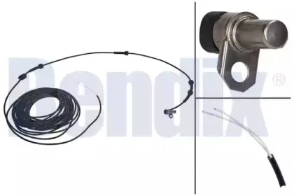 Датчик, частота вращения колеса BENDIX купить