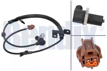 Датчик, частота вращения колеса BENDIX купить