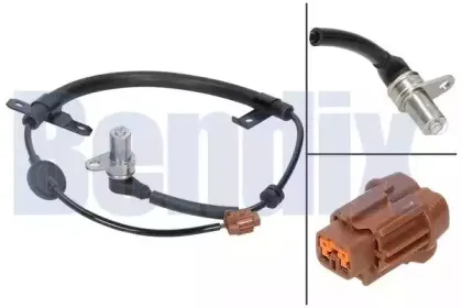Датчик, частота вращения колеса BENDIX купить