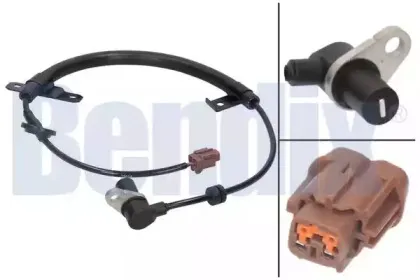 Датчик, частота вращения колеса BENDIX купить