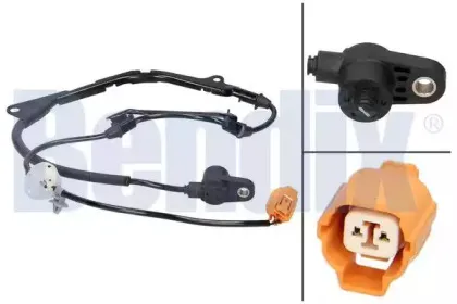 Датчик, частота вращения колеса BENDIX купить