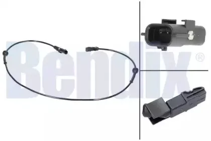 Датчик, частота вращения колеса BENDIX купить