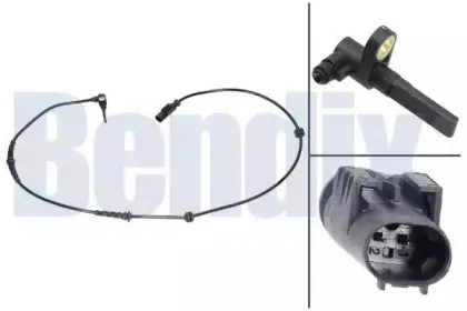 Датчик, частота вращения колеса BENDIX купить