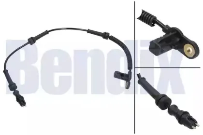 Датчик, частота вращения колеса BENDIX купить
