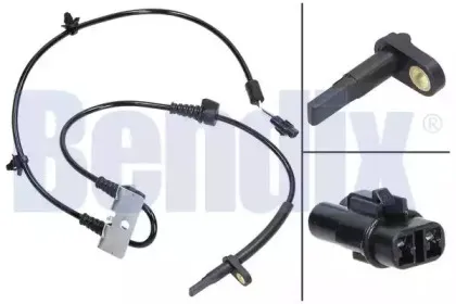 Датчик, частота вращения колеса BENDIX купить