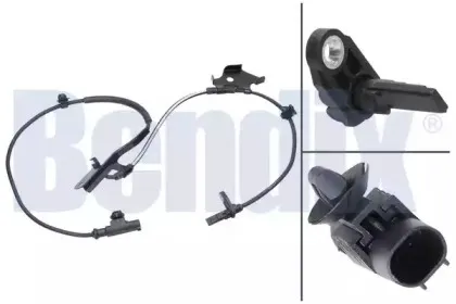 Датчик, частота вращения колеса BENDIX купить