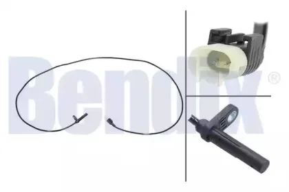 Датчик, частота вращения колеса BENDIX купить