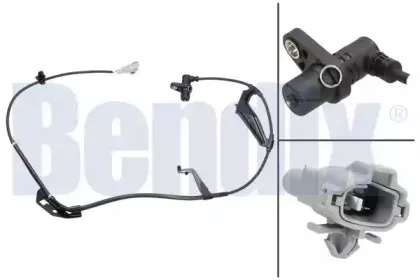 Датчик, частота вращения колеса BENDIX купить