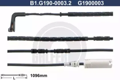 Сигнализатор, износ тормозных колодок GALFER купить