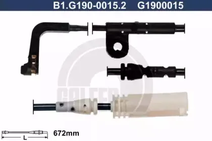 Сигнализатор, износ тормозных колодок GALFER купить