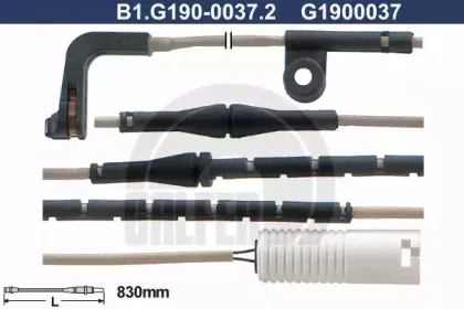 Сигнализатор, износ тормозных колодок GALFER купить