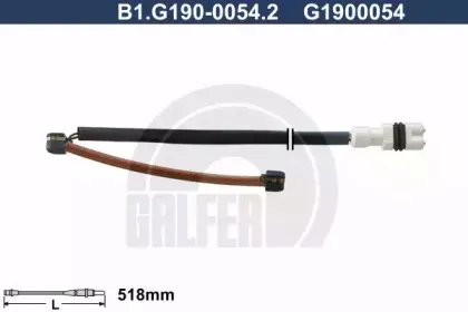 Сигнализатор, износ тормозных колодок GALFER купить