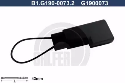 Сигнализатор, износ тормозных колодок GALFER купить