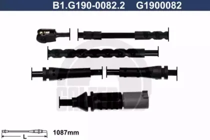 Сигнализатор, износ тормозных колодок GALFER купить