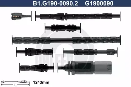 Сигнализатор, износ тормозных колодок GALFER купить