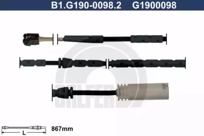 Сигнализатор, износ тормозных колодок GALFER купить