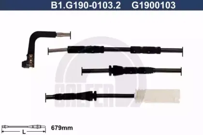 Сигнализатор, износ тормозных колодок GALFER купить