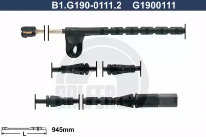 Сигнализатор, износ тормозных колодок GALFER купить