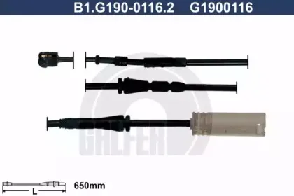 Сигнализатор, износ тормозных колодок GALFER купить