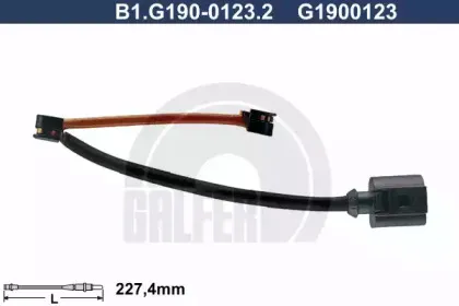 Сигнализатор, износ тормозных колодок GALFER купить