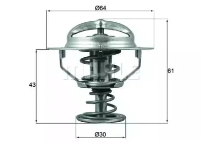 Термостат, охлаждающая жидкость BEHR купить