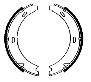 Комплект тормозных колодок, стояночная тормозная система FTE купить