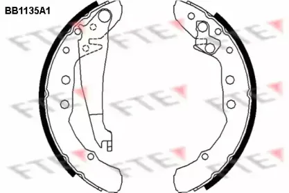 Комплект тормозных колодок FTE купить