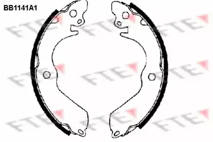 Комплект тормозных колодок FTE купить