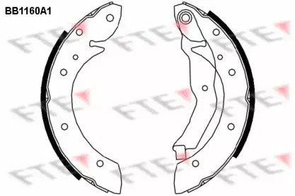 Комплект тормозных колодок FTE купить