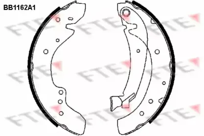Комплект тормозных колодок FTE купить