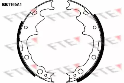 Комплект тормозных колодок FTE купить
