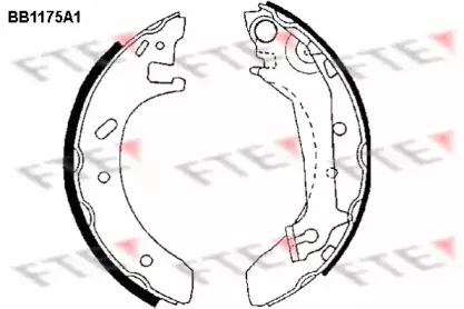 Комплект тормозных колодок FTE купить