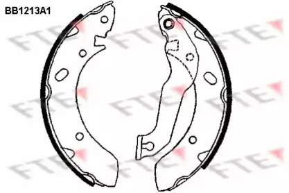 Комплект тормозных колодок FTE купить