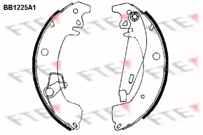 Комплект тормозных колодок FTE купить