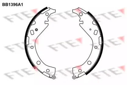 Комплект тормозных колодок FTE купить