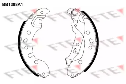 Комплект тормозных колодок FTE купить