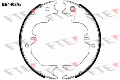 Комплект тормозных колодок, стояночная тормозная система FTE купить